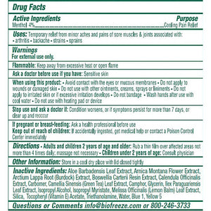 Biofreeze Professional - Roll-On Pain Reliever 3 oz