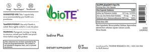 BioTE Medical Iodine Plus - 180 Capsules