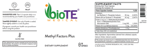 BioTE Methyl Factors 